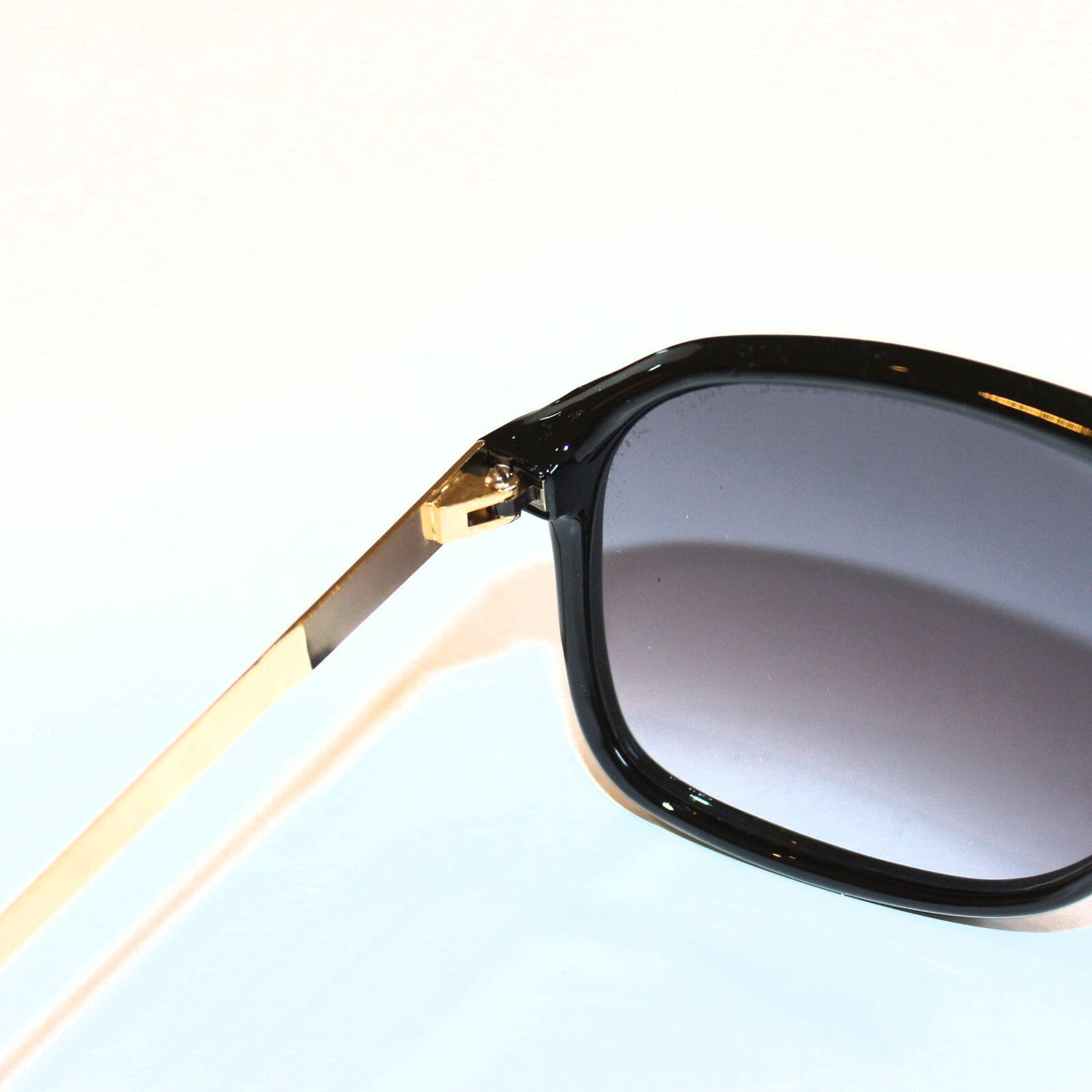 Schwarze Designer Unisex-Sonnenbrille