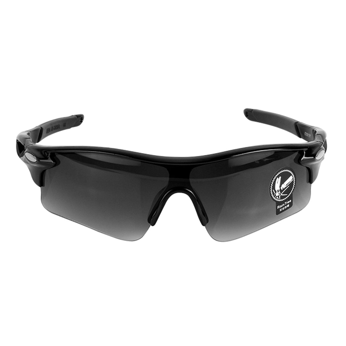 Schwarze polarisierte Sportbrille X1 für Rennrad und Triathlon