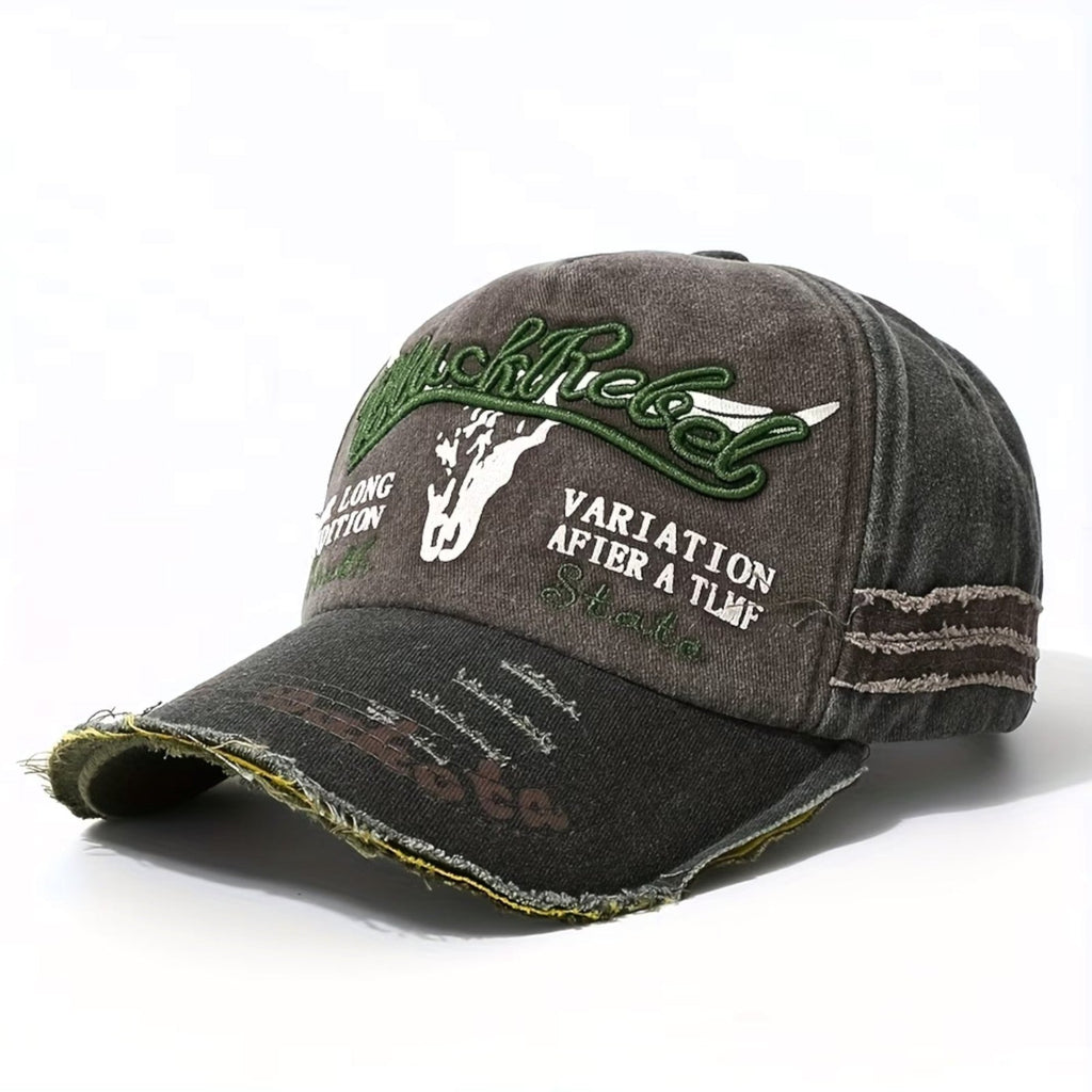 Braun-grüne Black Rebel Vintage-Basecap