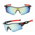 Sport-Sonnenbrille X1 mit gold-blauen Spiegelgläsern