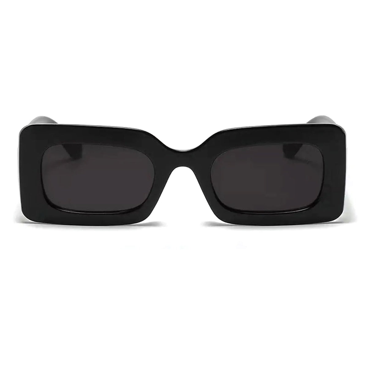 Glänzend schwarze Retro-Partybrille
