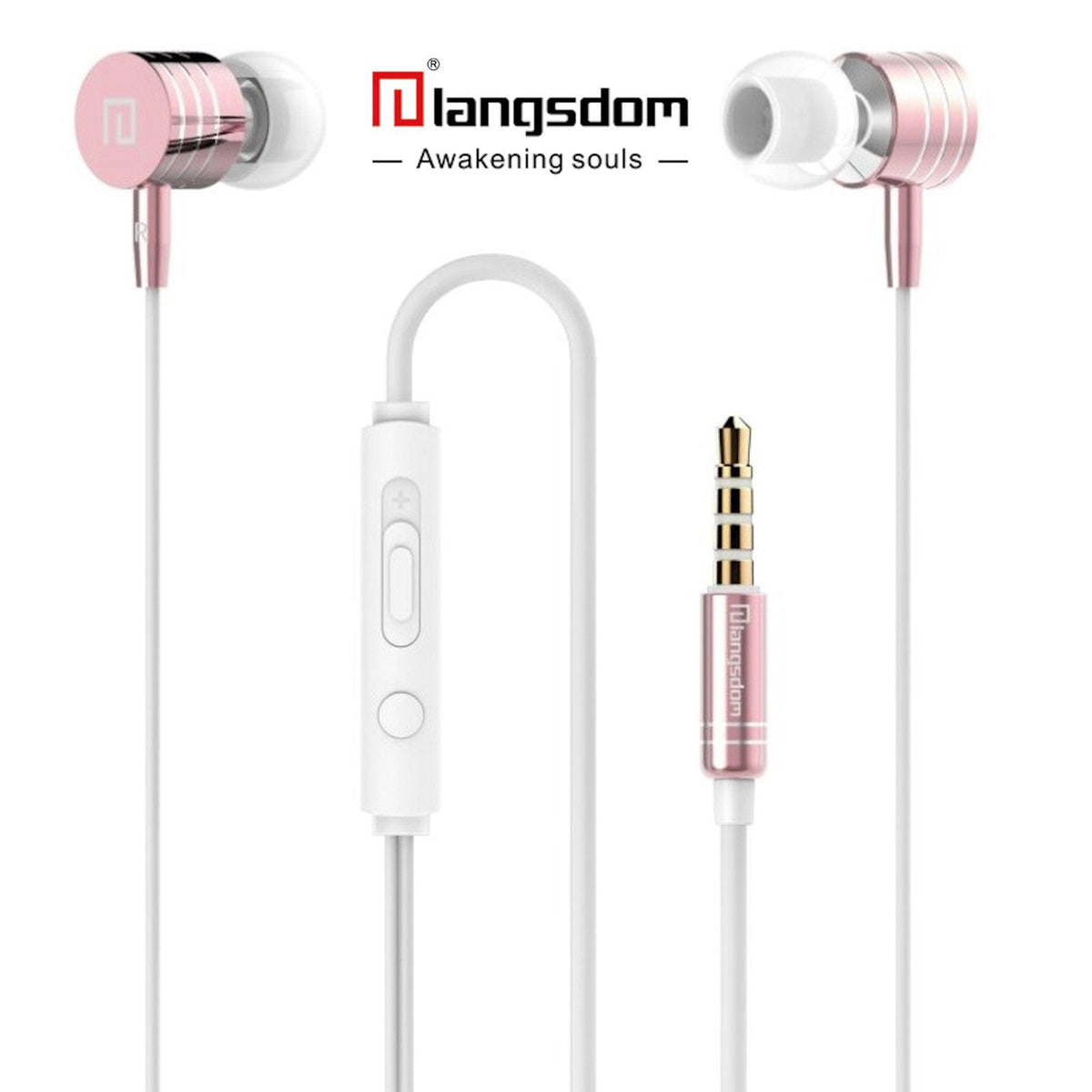 Langsdom i-7 Metall-In-Ear-Headset