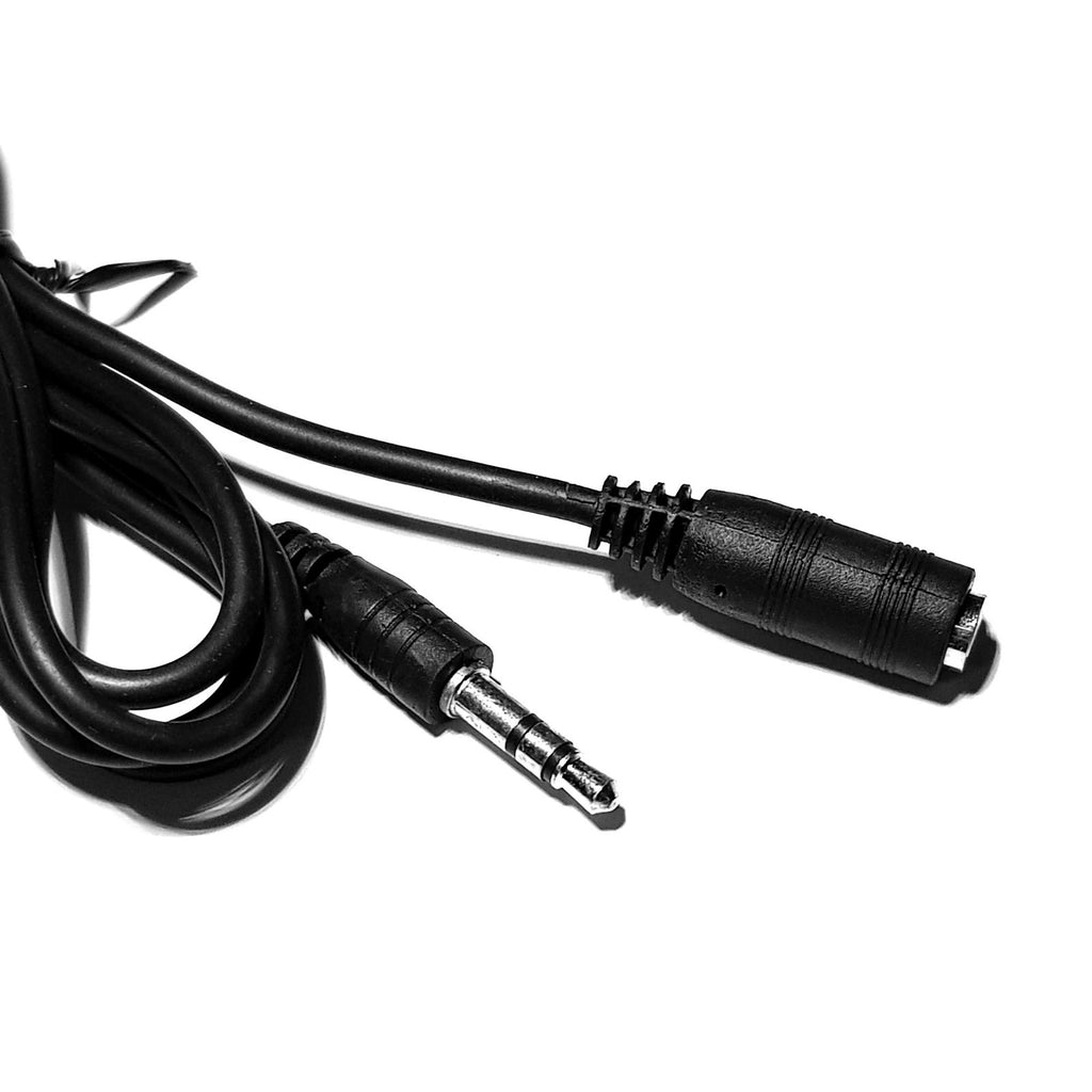 1m Audio Kabel 3,5mm Klinke Verlängerung Verlängerungskabel Klinkenkabel schwarz - 3KShop.de