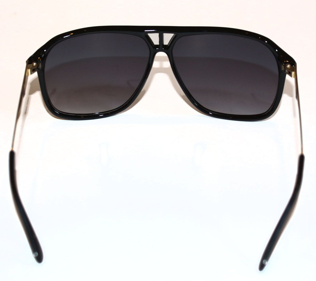 Schwarze Designer Unisex-Sonnenbrille