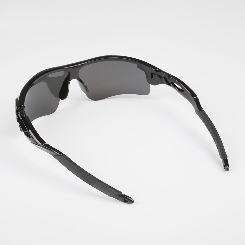 Schwarze polarisierte Sportbrille X1 für Rennrad und Triathlon