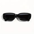 Glänzend schwarze Retro-Partybrille