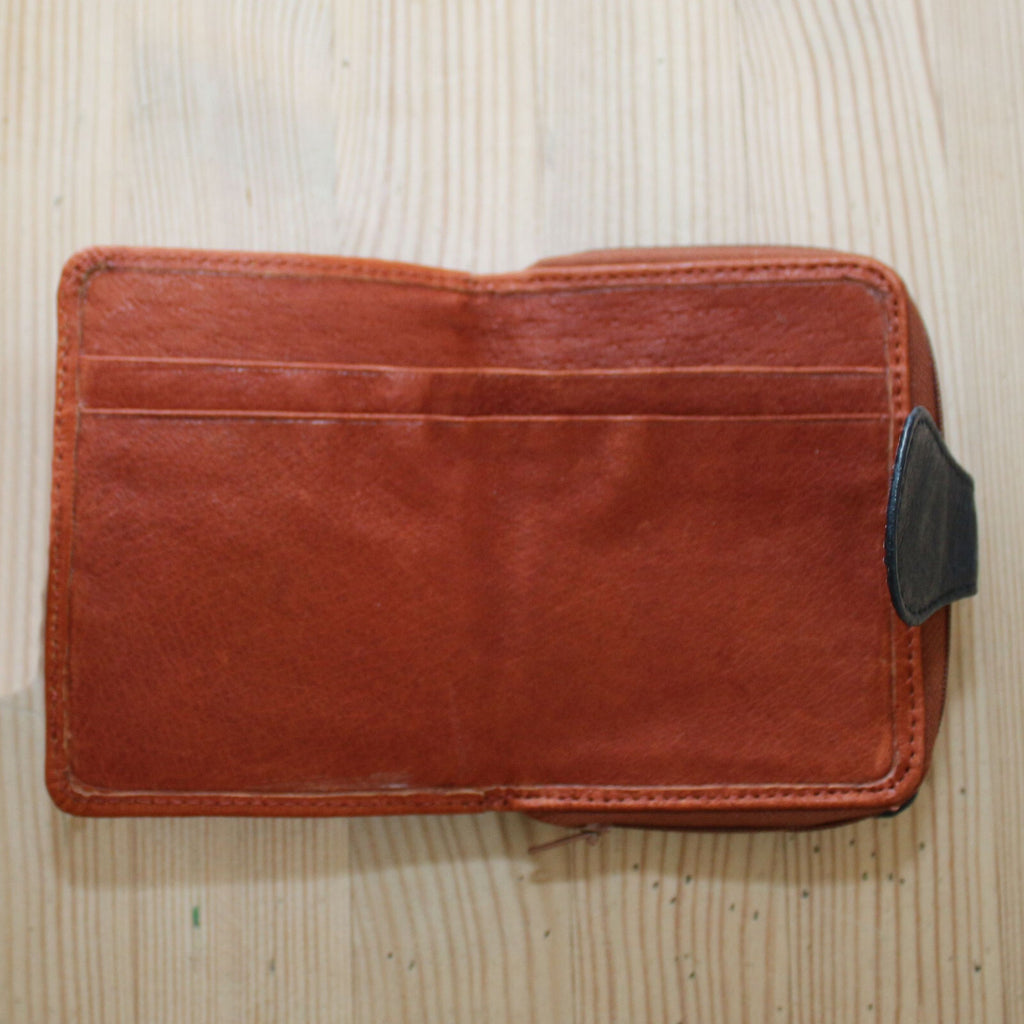 Herren Damen Geldbeutel Portemonnaie Geldbörse Brieftasche Braun Schwarz G1221 - 3KShop.de