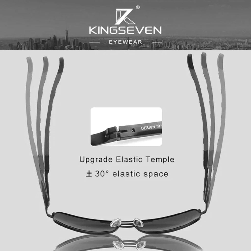 Kingseven K725 polarisierte Piloten-Sonnenbrille