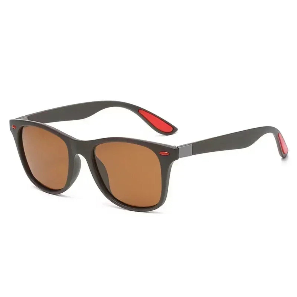 Matt-braune polarisierte Blues-Brothers Sonnenbrille