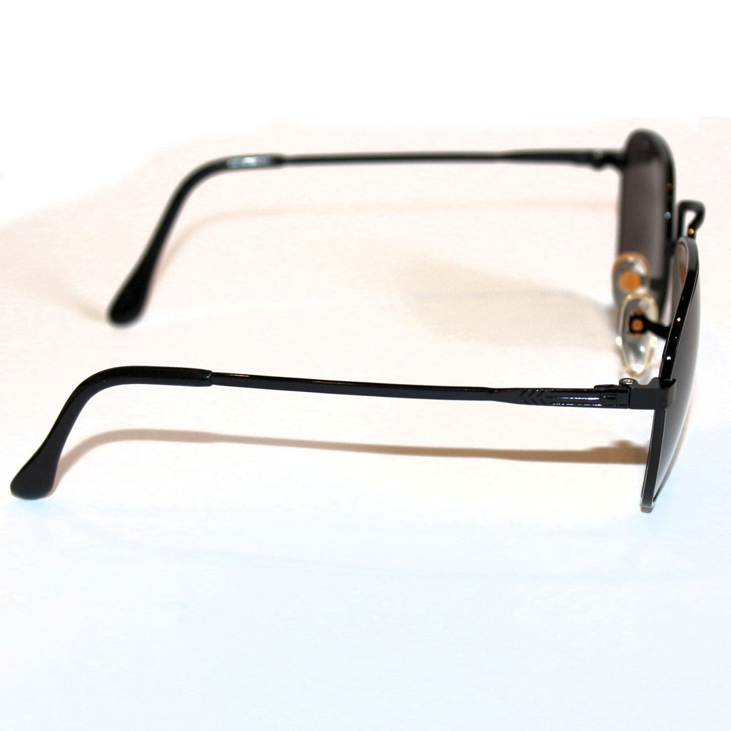 Schwarz-goldene Vintage-Retro-Sonnenbrille Unisex