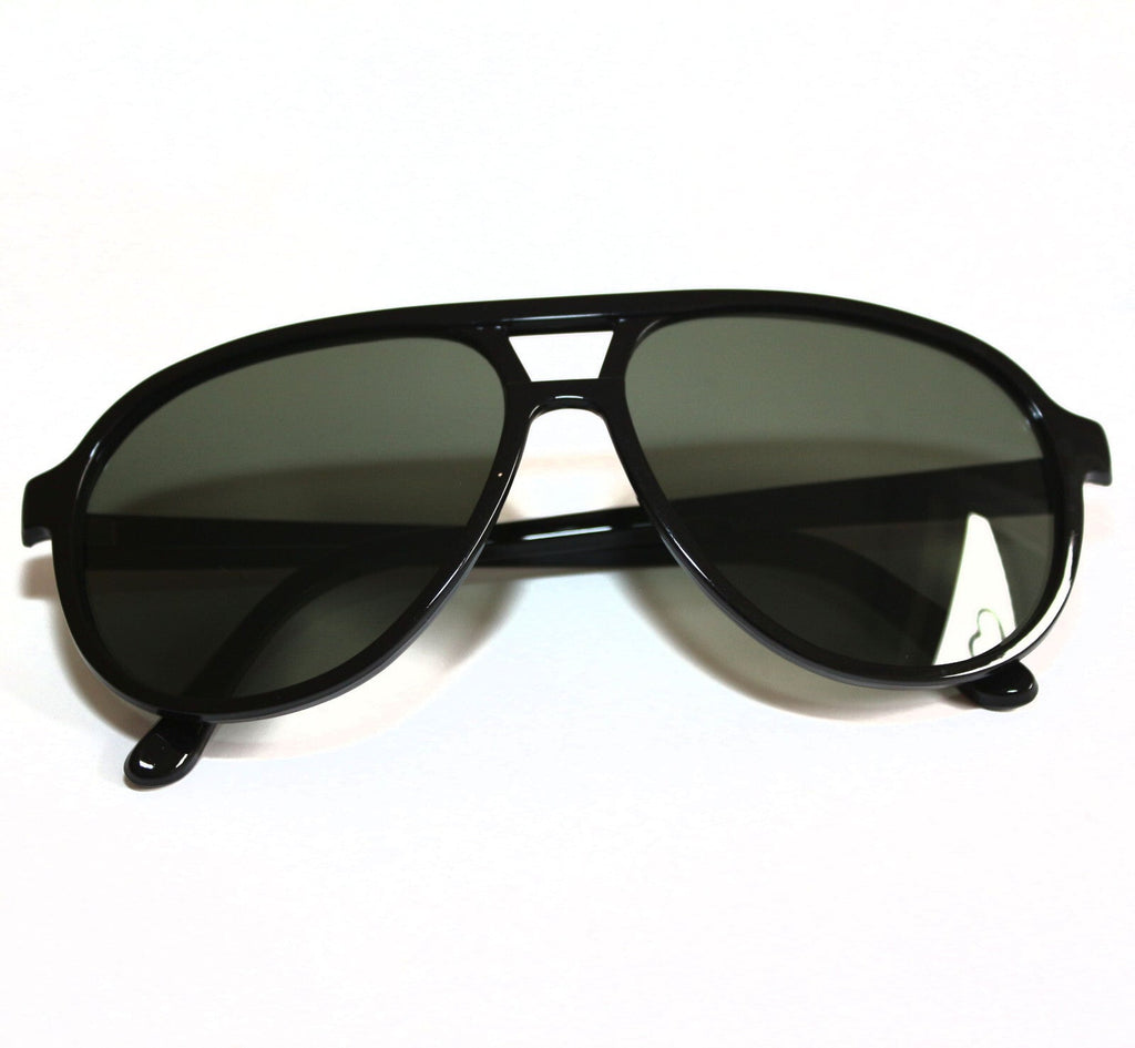 Schwarze Designer Unisex-Sonnenbrille