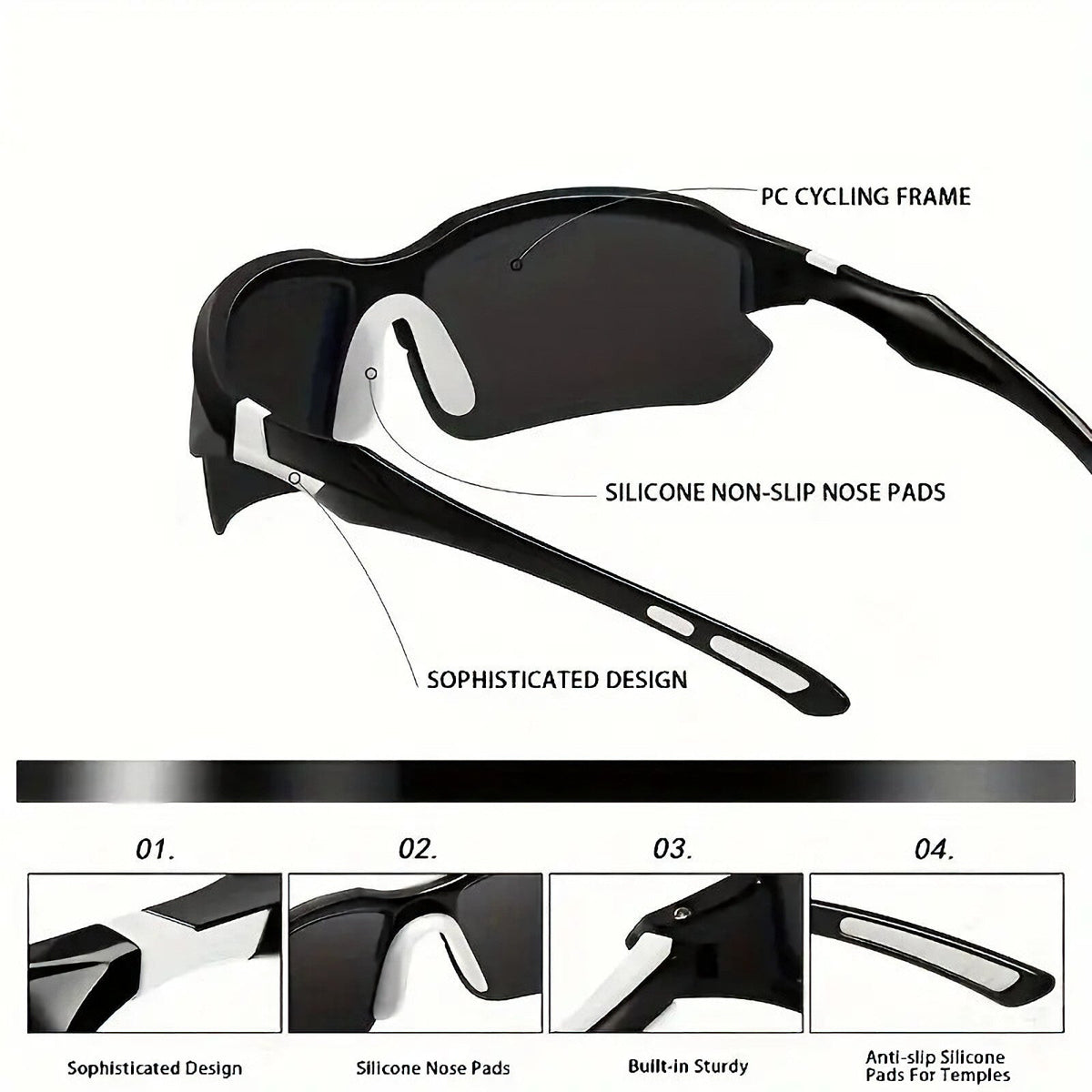 Sport-Sonnenbrille X19 für Rennrad und Triathlon