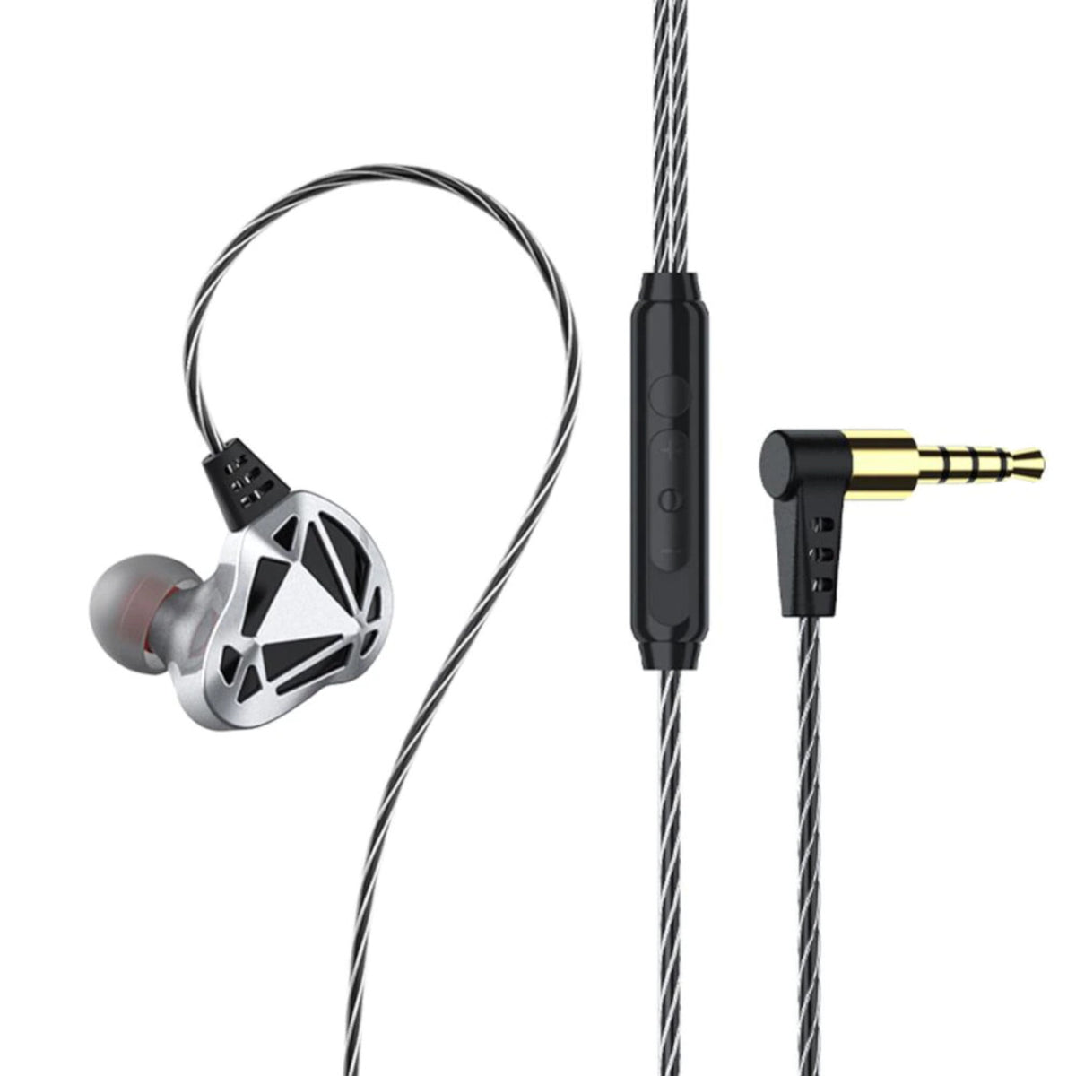 Premium Headset Kopfhörer QKZ-AK7 Pro HiFi In-Ear-Headset Ohrhörer + Hardcase - 3KShop.de