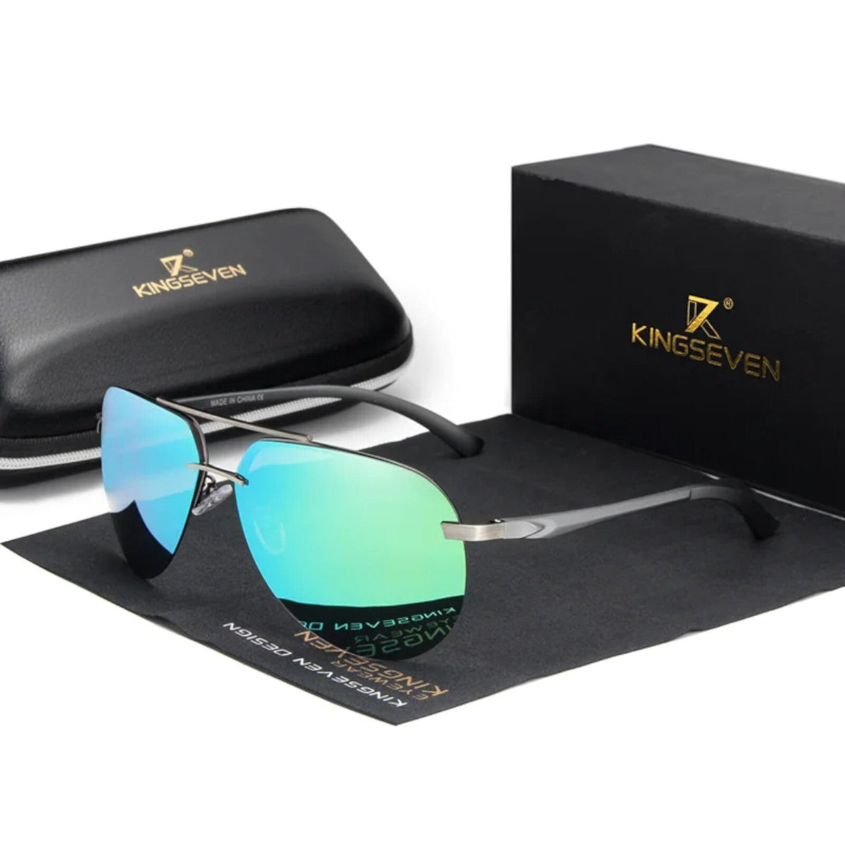 Kingseven N7413 polarisierte Piloten-Sonnenbrille