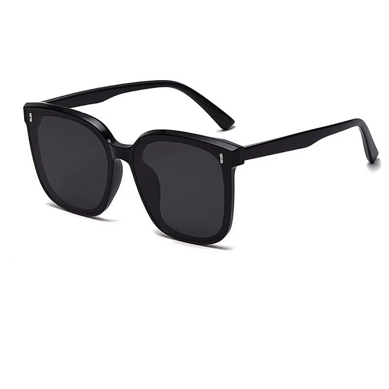 Schwarze Oversized Designer-Sonnenbrille