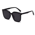 Schwarze Oversized Designer-Sonnenbrille
