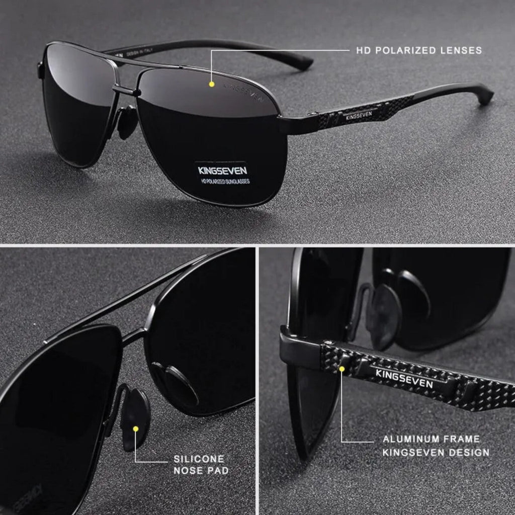 Kingseven N7188 polarisierte Piloten-Sonnenbrille