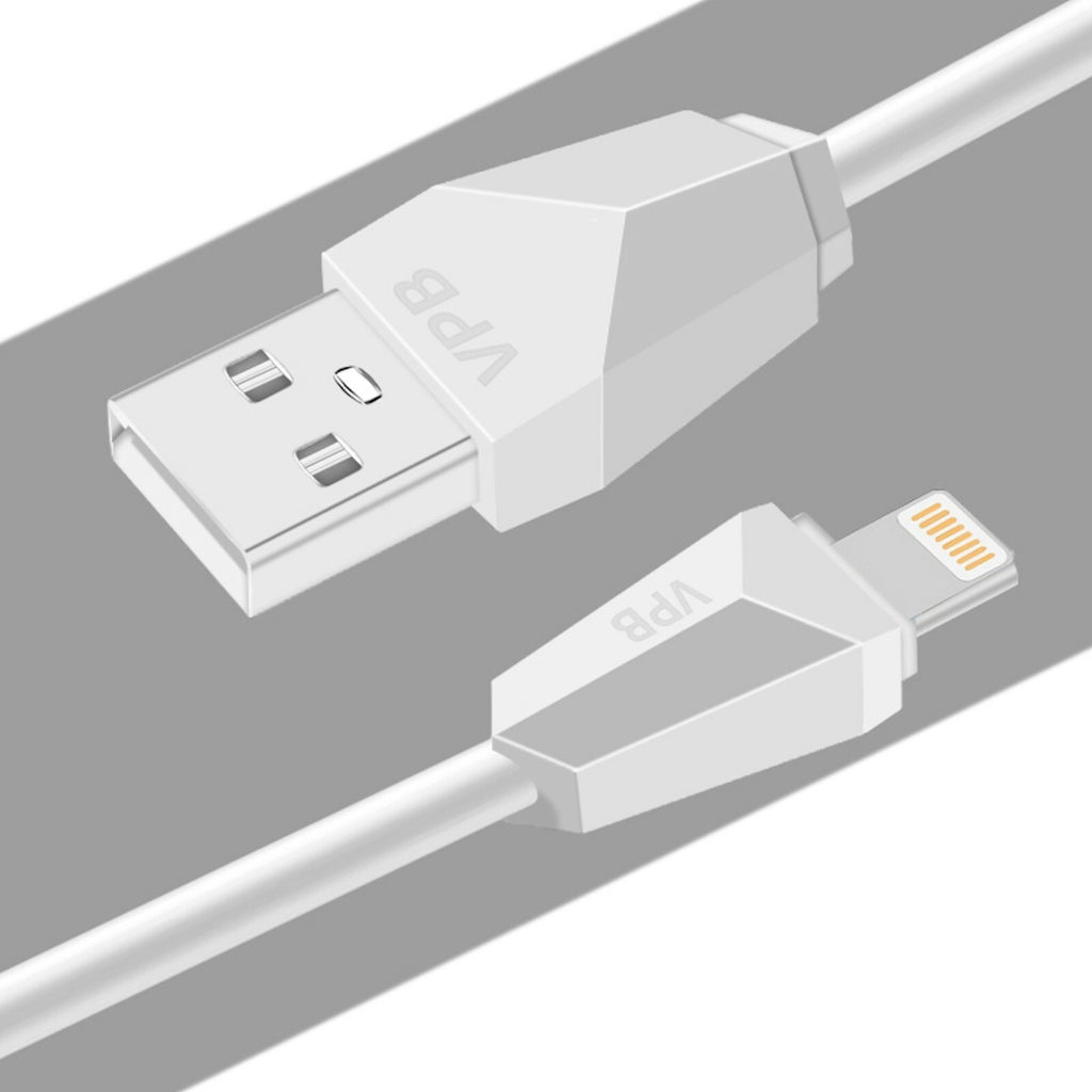 1m USB Schnellladekabel Schnell Ladekabel Sync Datenkabel für Apple iPhone weiß - 3KShop.de