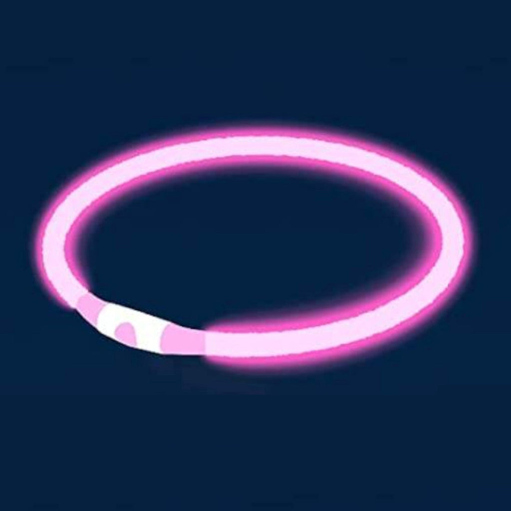 Kürzbares LED-Hundehalsband mit USB-Akku