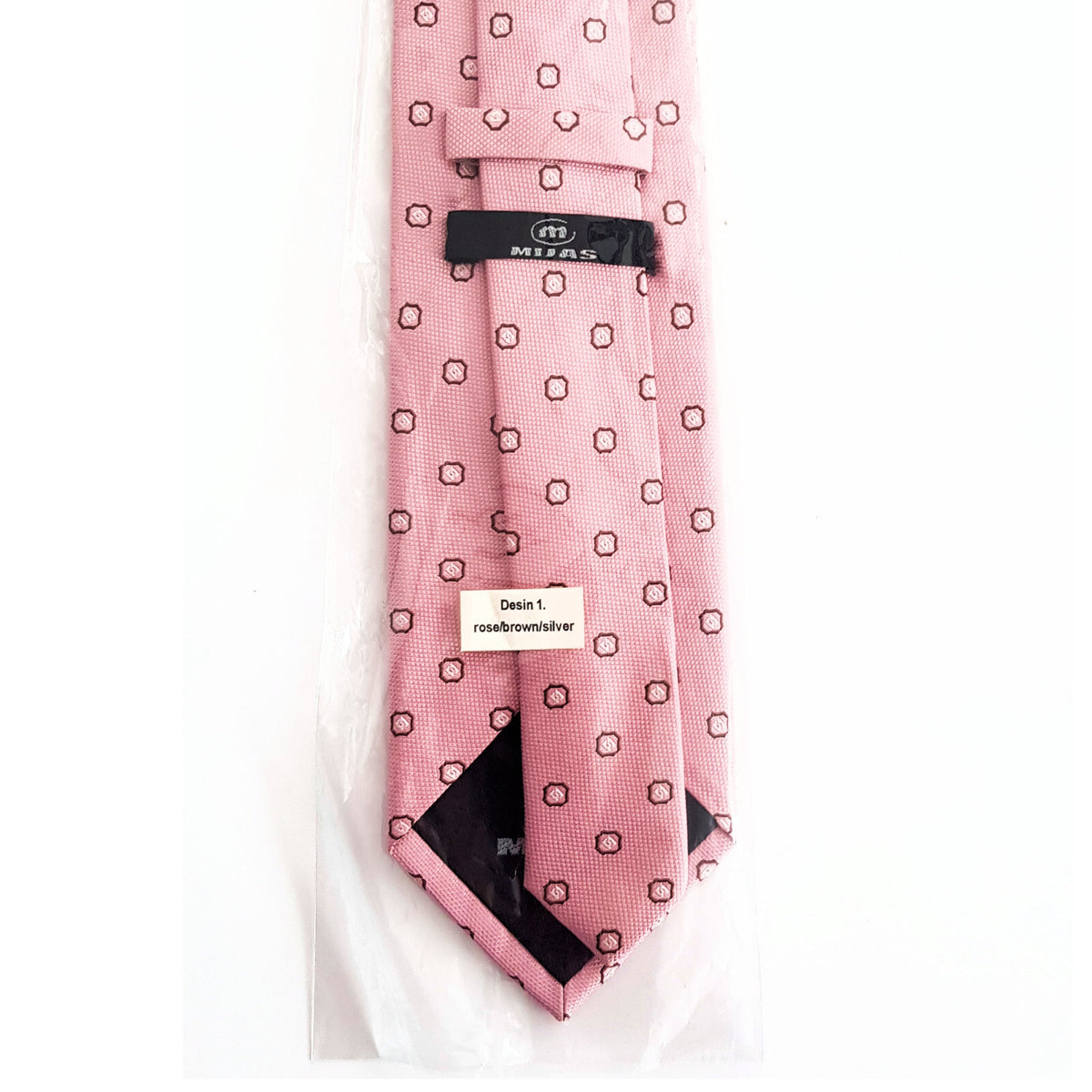 Original Mijas Herren Anlass / Business Krawatte - Rosa 1 - 3KShop.de
