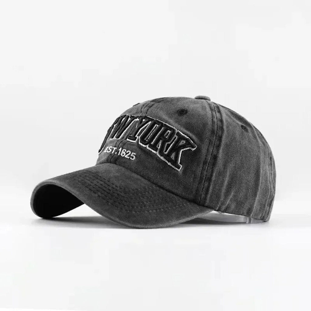 New York Vintage Basecap mit Retro-Stickerei