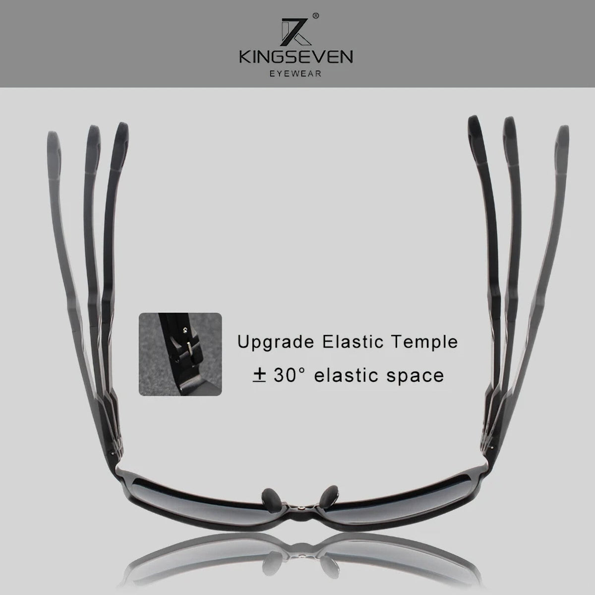 Kingseven N7180 polarisierte Piloten-Sonnenbrille