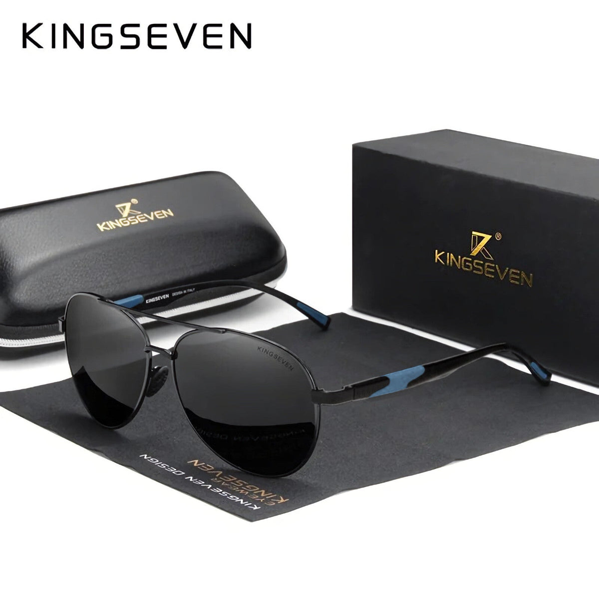 Kingseven N7228 polarisierte Piloten-Sonnenbrille