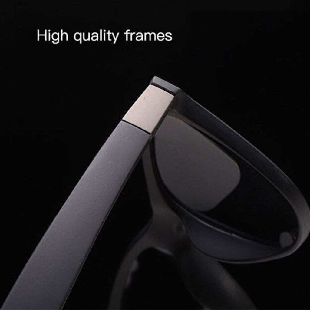 Mattschwarze polarisierte Blues-Brothers-Sonnenbrille