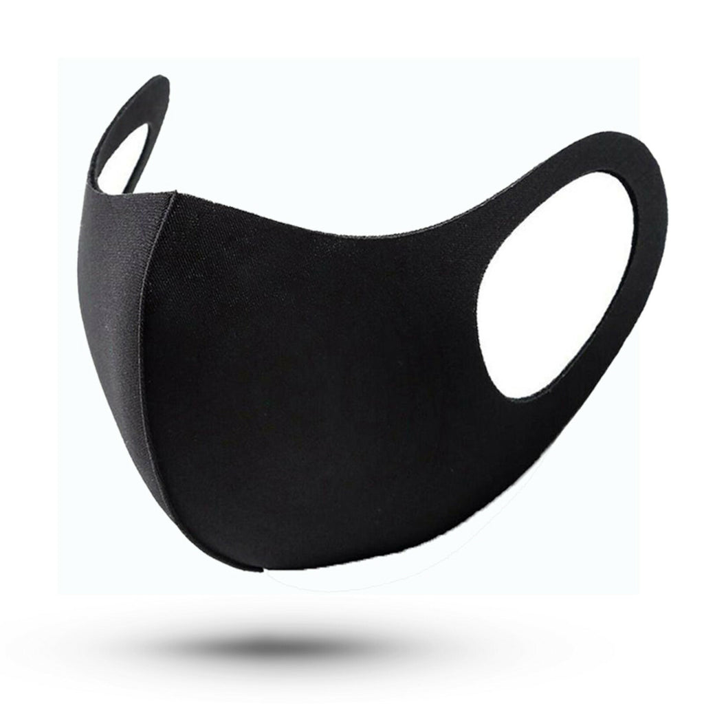 Mundschutz Behelf-Mund-Nasen-Atem-Schutz Maske Waschbar Schwarz Pink Blau Grau - 3KShop.de