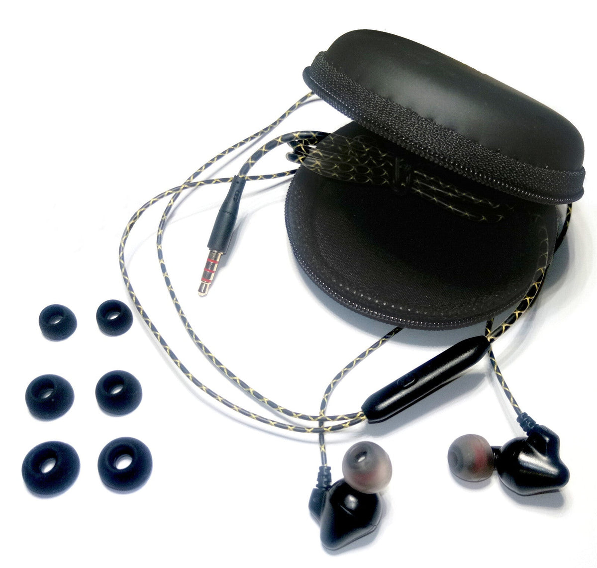 Schwarzes SZKOSTON S600 In-Ear-Headset