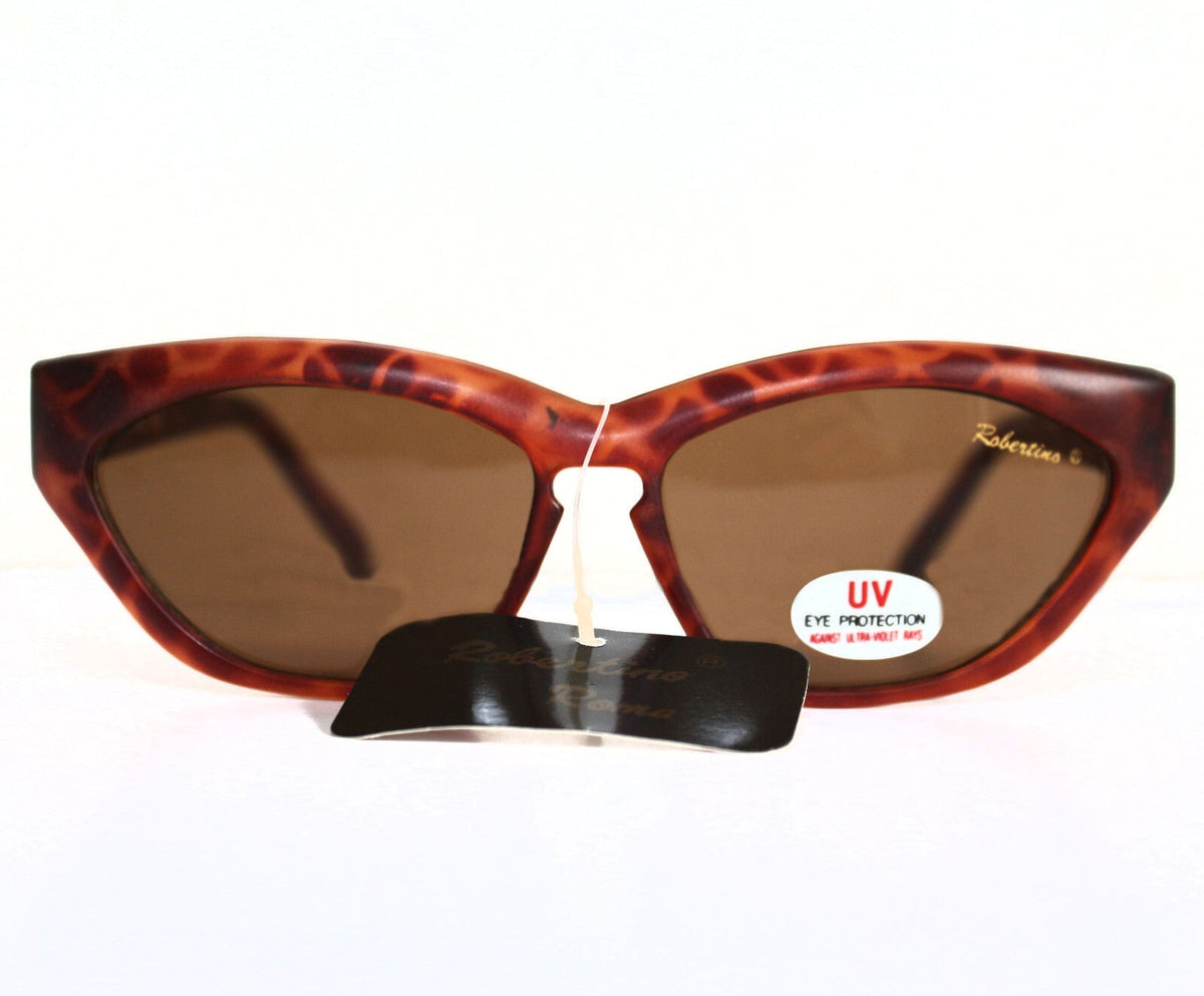 Robertino Damen-Sonnenbrille im braunen Tigerlook