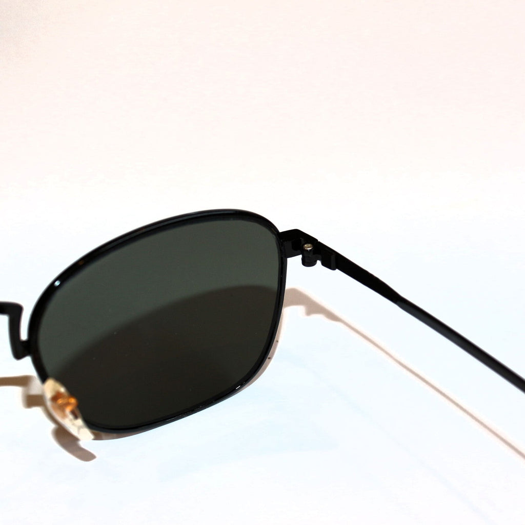 Schwarz-kupferne Vintage-Retro-Sonnenbrille Unisex