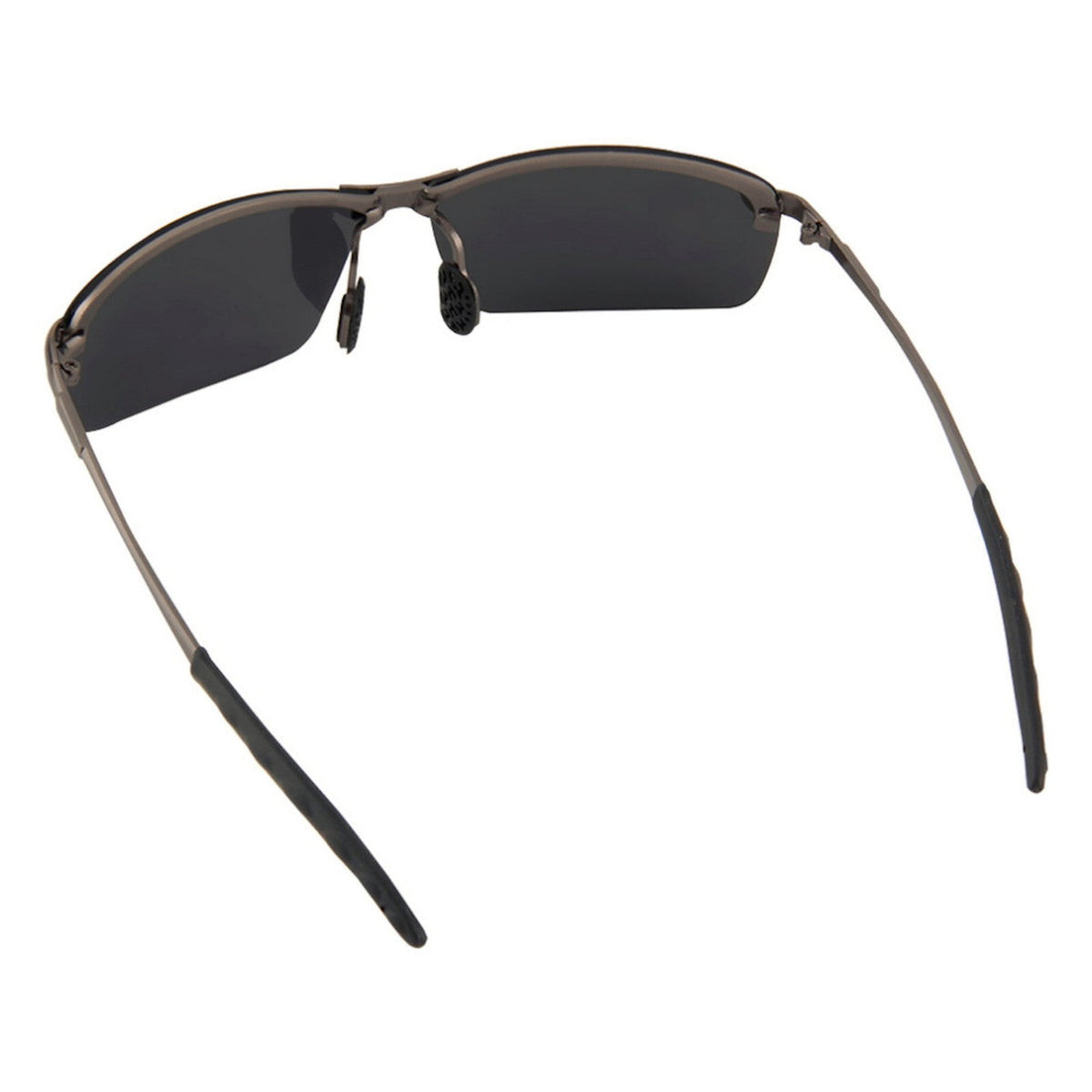 Gunmetal Matrix-Sonnenbrille mit polarisierten Gläsern