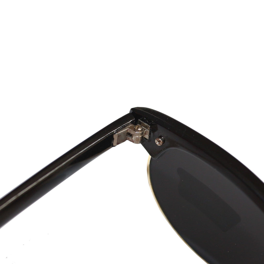 Schwarz-goldene Vintage Sonnenbrille