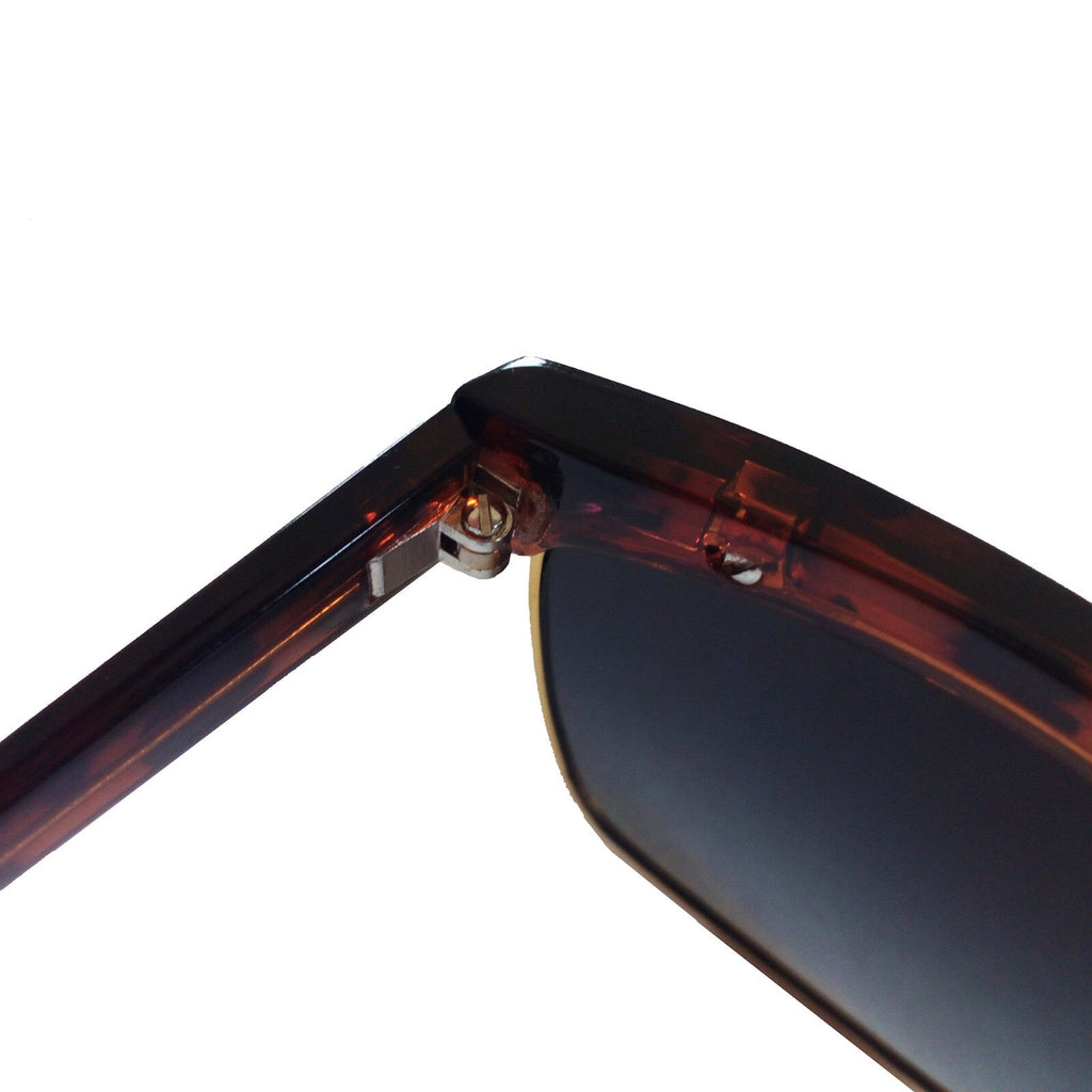 Braun getigerte Designer Unisex-Sonnenbrille