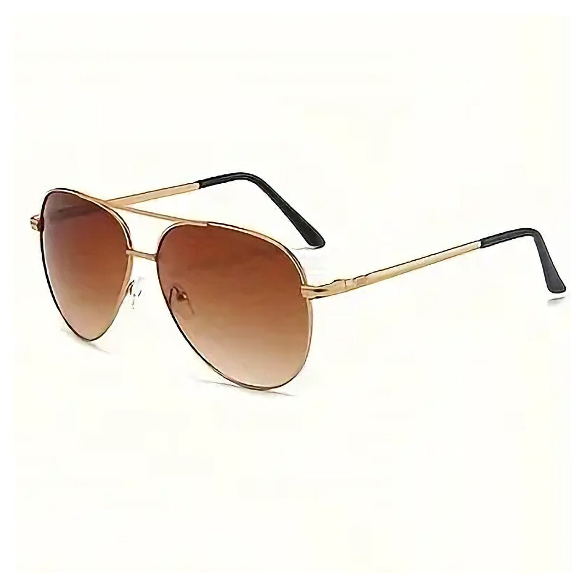 Schwarz-rot-goldene Piloten-Sonnenbrille