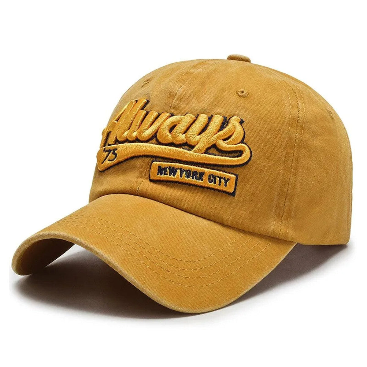 Always Vintage-Basecap aus Baumwolle mit Retro-Stickerei
