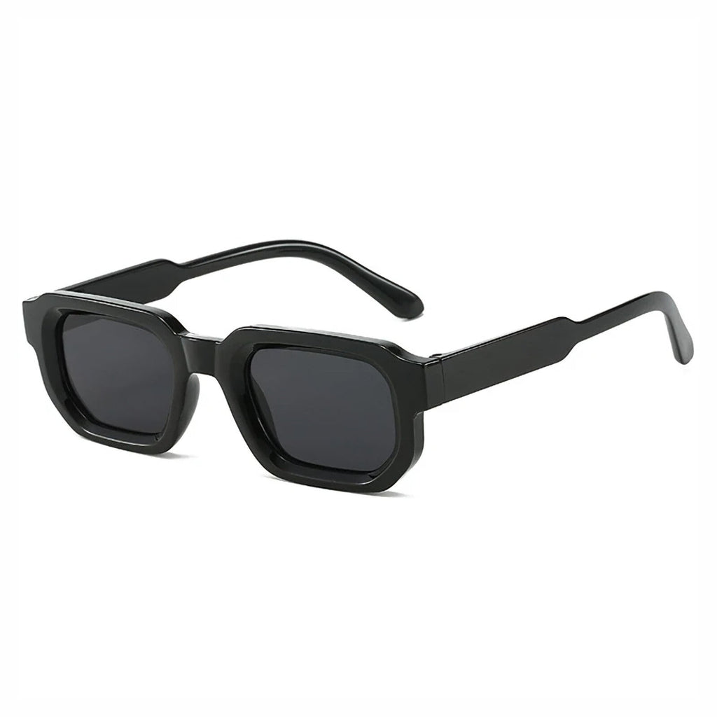 Glänzend schwarze Retro-Partybrille
