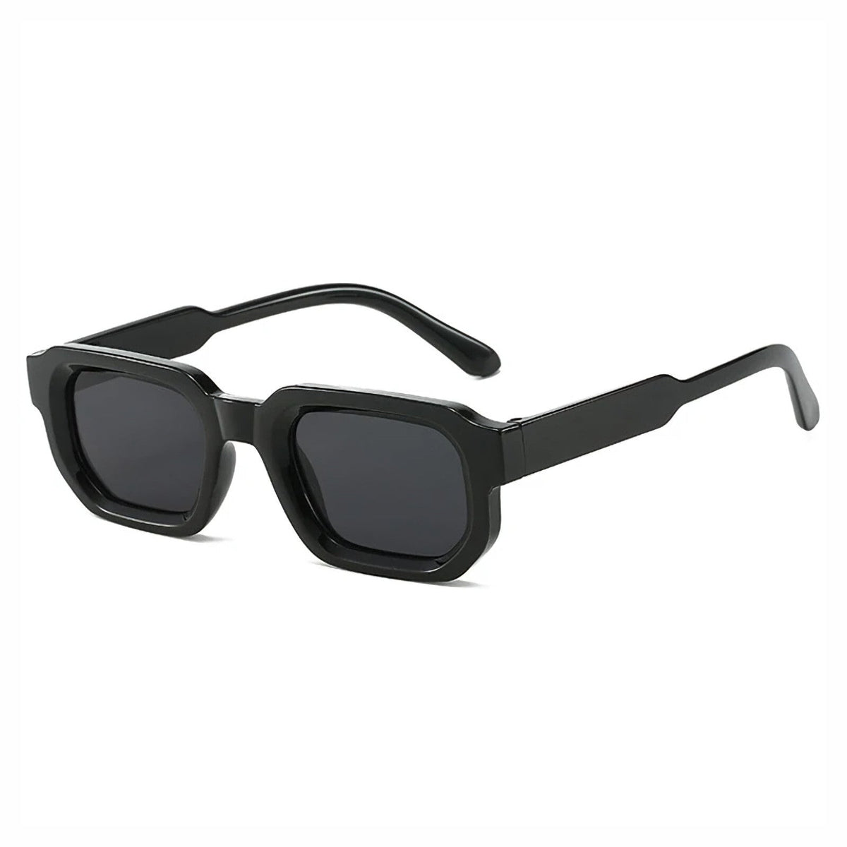 Glänzend schwarze Retro-Partybrille