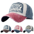 Motor Racing Vintage-Basecap aus Baumwolle mit Retro-Stickerei