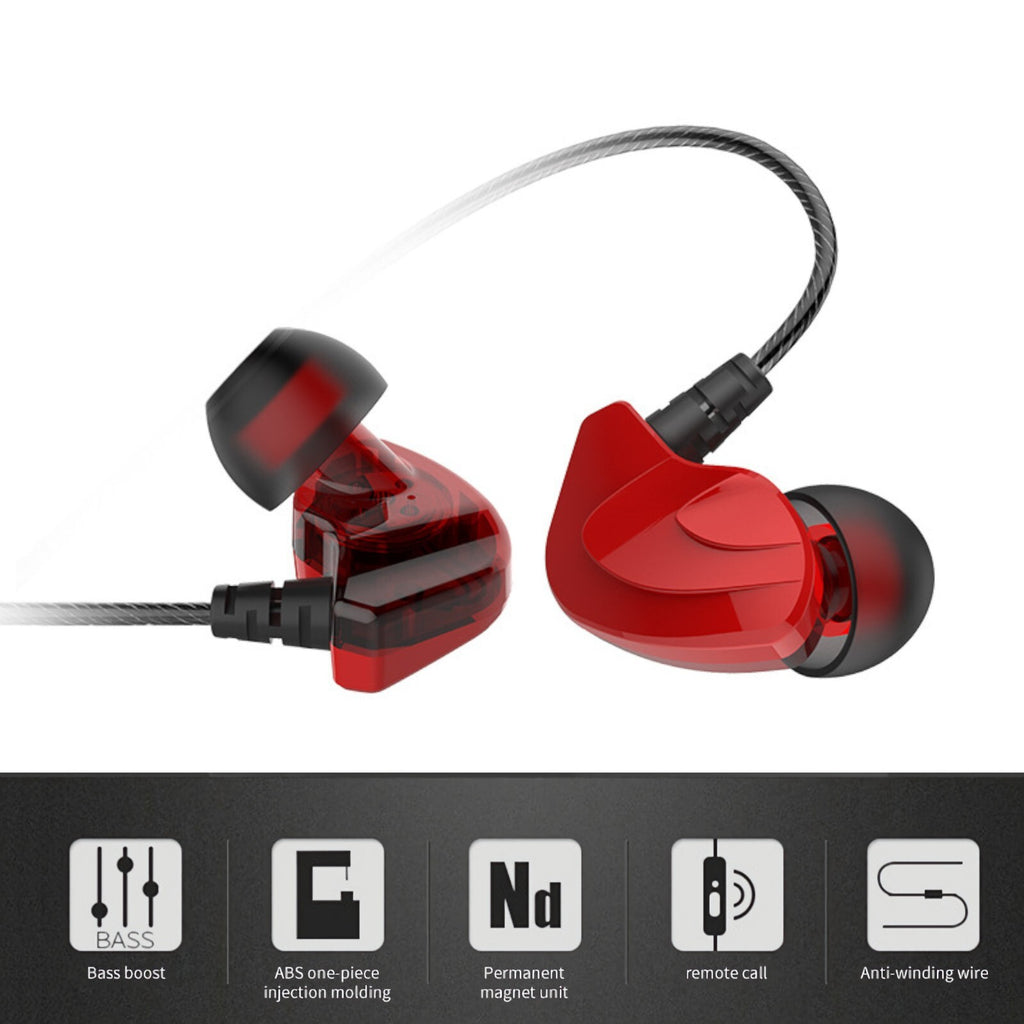 Surround Bass High-End Sport Headset S200 Metal In-Ear Kopfhörer Surround Bass - 3KShop.de