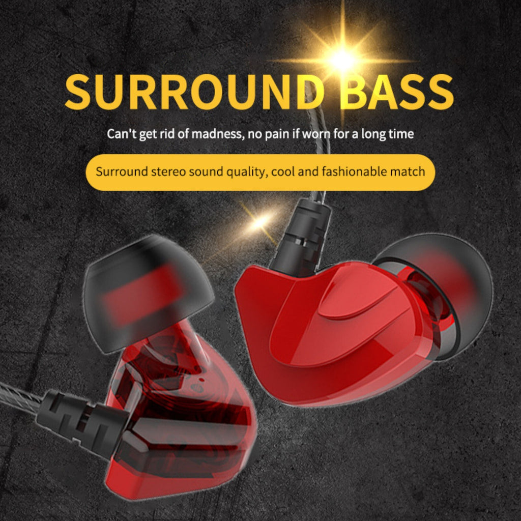 Surround Bass High-End Sport Headset S200 Metal In-Ear Kopfhörer Surround Bass - 3KShop.de