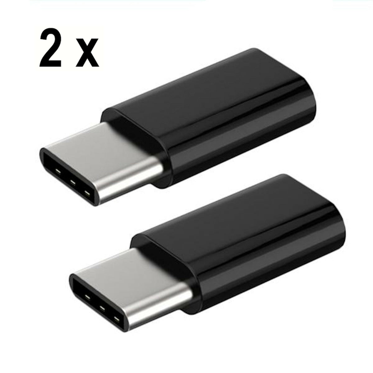 ORIGINAL MicroUSB > USB-C Ladekabel Adapter Samsung S8 S9 A5 Sony Huawei HTC LG - 3KShop.de