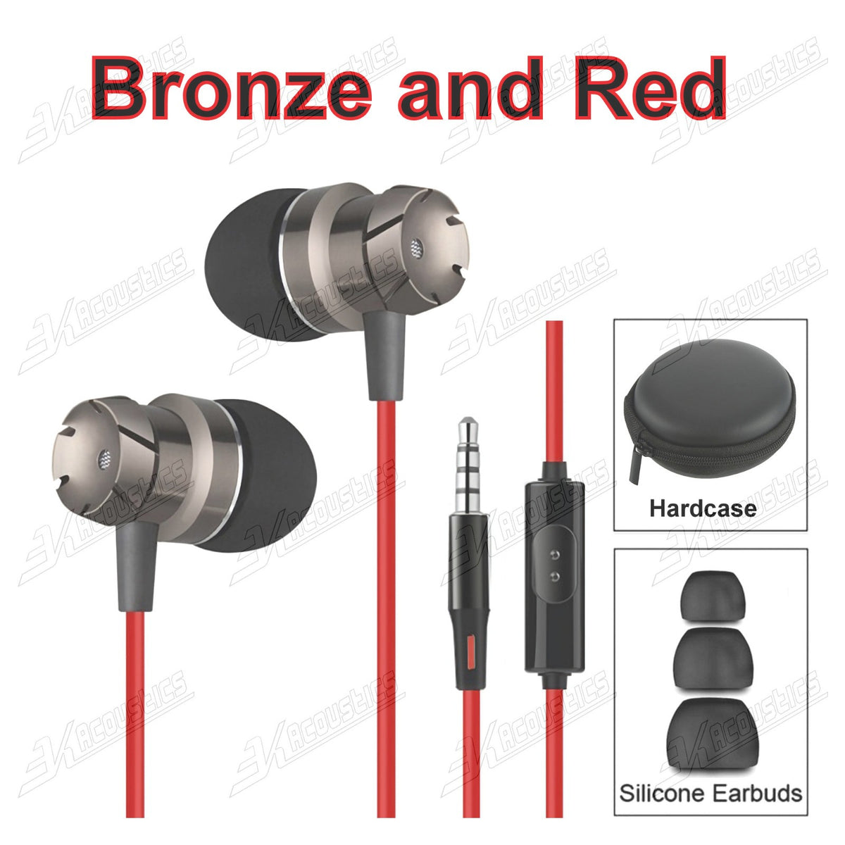 Super Bass Turbine Metall Kopfhörer In-Ear Headset Ohrhörer mit Mikrofon +Tasche - 3KShop.de