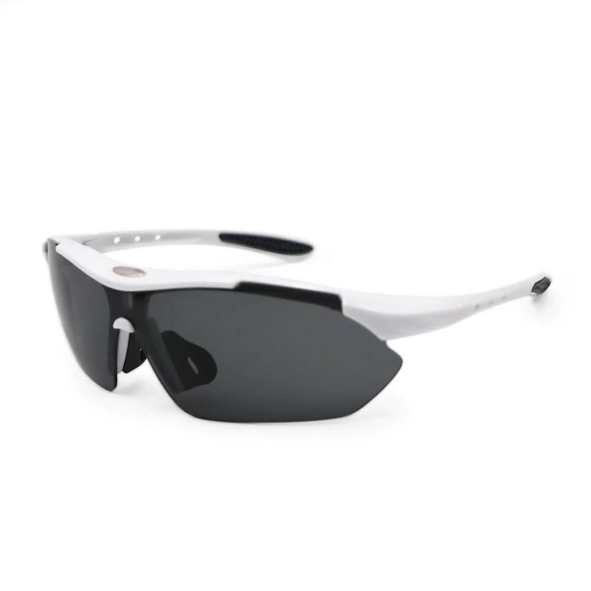 Weiße polarisierte Sport-Sonnenbrille X4