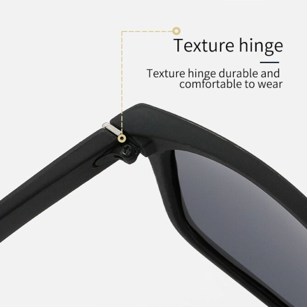 Schwarz-blaue polarisierte Sonnenbrille