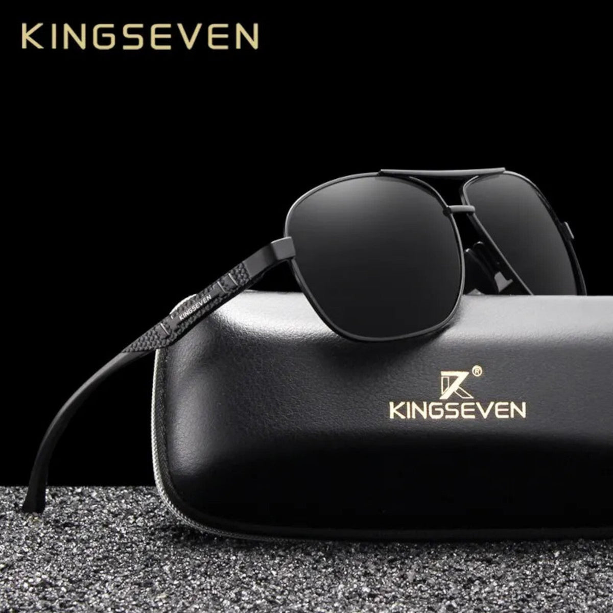 Kingseven N7188 polarisierte Piloten-Sonnenbrille