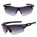 Schwarze polarisierte Sport-Sonnenbrille X1