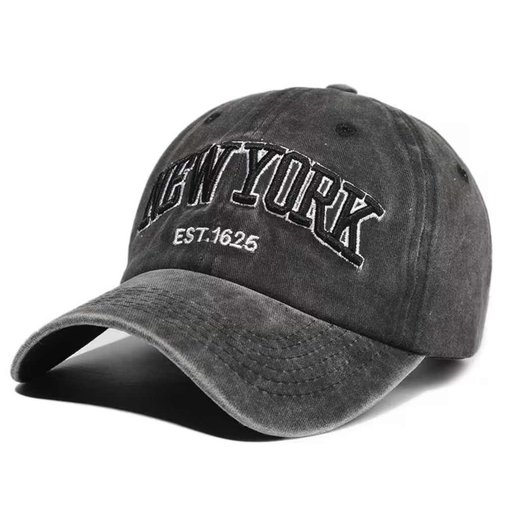 New York Vintage Basecap mit Retro-Stickerei
