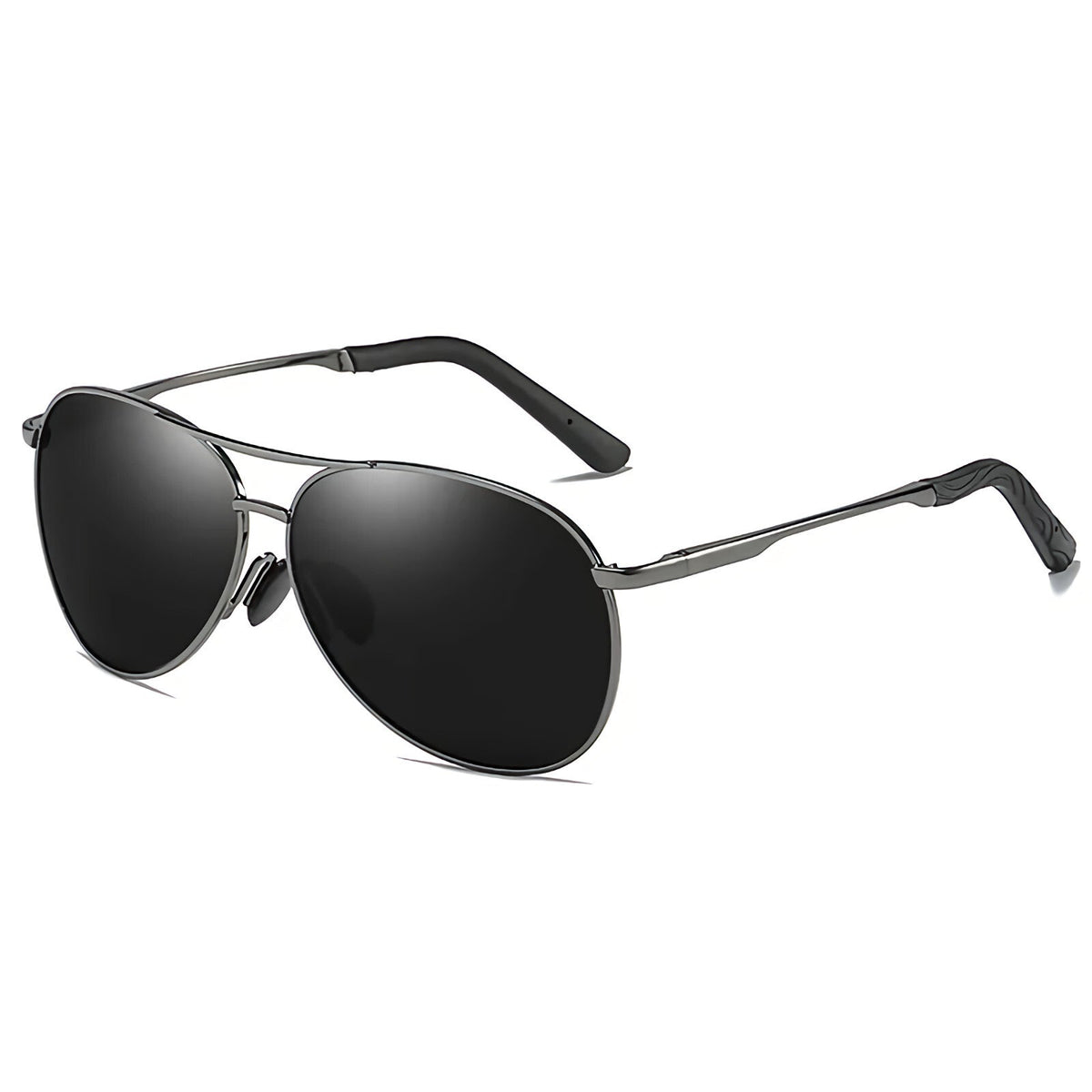 Schwarz-rot-goldene Piloten-Sonnenbrille